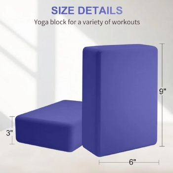  Durable and Easy Clean High-quality Non-slip Portable Yoga EVA Foam Block for Pilates Fitness Stretching and Meditation	