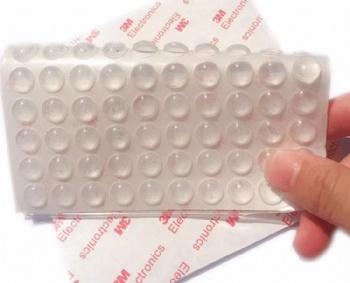  High Quality 3M Self Adhesive Anti Slip Silicone Rubber Pad Custom Size for Foot Support Direct From Manufacturer	