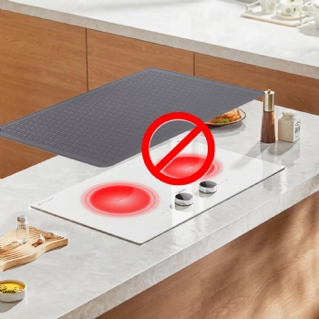  New Cross Border 28* 20inch Large Silicone Stove Mat Silicone Drain Mat Suitable for Kitchen Sink Mat, Bowl and Dish Drying	